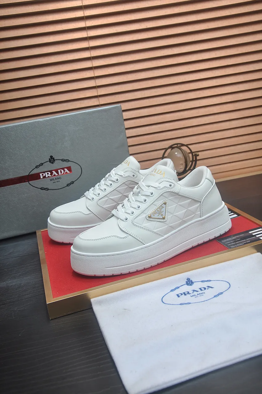Men's shoes 💰580💶【PRADA】Top original, new season, high quality original goods, top imported calfskin with original imported glue, imported cowhide inside with original cowhide feet, original outsole! Quality guaranteed! Code 38-45 (45 customized)